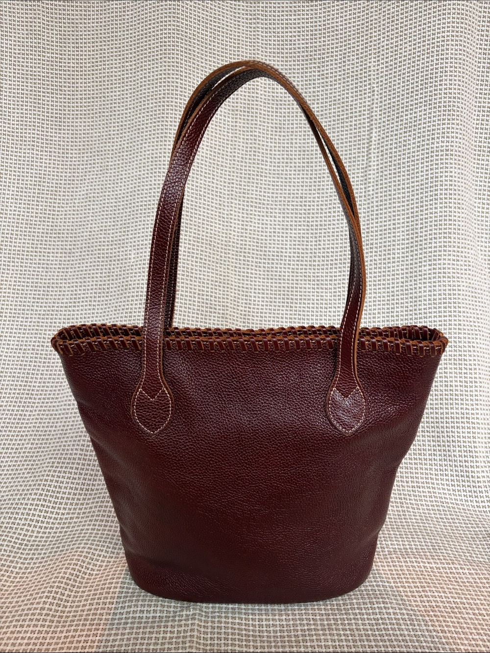 Overland Lois Leather Shoulder Tote Bag